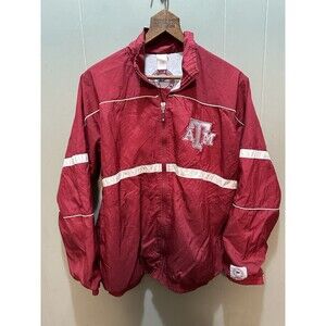 Texas A&M Aggies Collegiate Licensed Logo Full-Zip Fleece Jacket Coat Sz XL